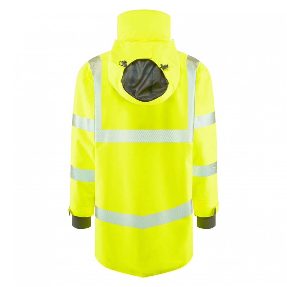 CLOVELLY Leo EcoViz 15K Performance+ Breathable Anorak YELLOW LARGE