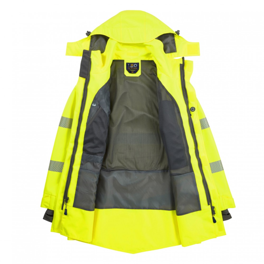 CLOVELLY Leo EcoViz 15K Performance+ Breathable Anorak YELLOW LARGE