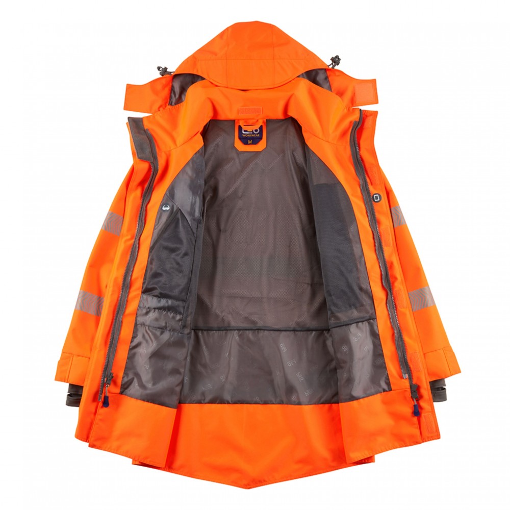 CLOVELLY Leo EcoViz 15K Performance+ Breathable Anorak ORG L