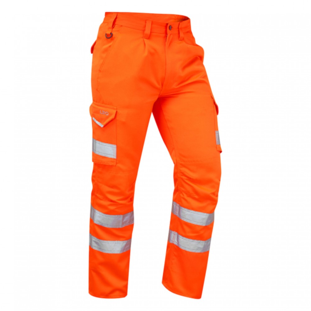 BIDEFORD CARGO TROUSER ORANGE LEO CT01-O-LEO WAIST 32R