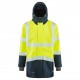 CLOVELLY Leo EcoViz 15K Performance+ Breathable Anorak YEL/NAVY SMALL