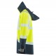 CLOVELLY Leo EcoViz 15K Performance+ Breathable Anorak YEL/NAVY SMALL