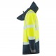 CLOVELLY Leo EcoViz 15K Performance+ Breathable Anorak YEL/NAVY SMALL