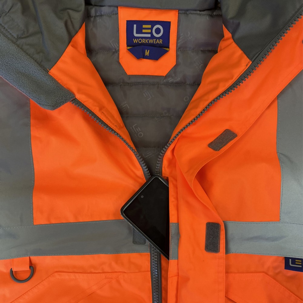 CHIVENOR Leo EcoViz 4K Baffle Lined Bomber Jacket ORG 2XL