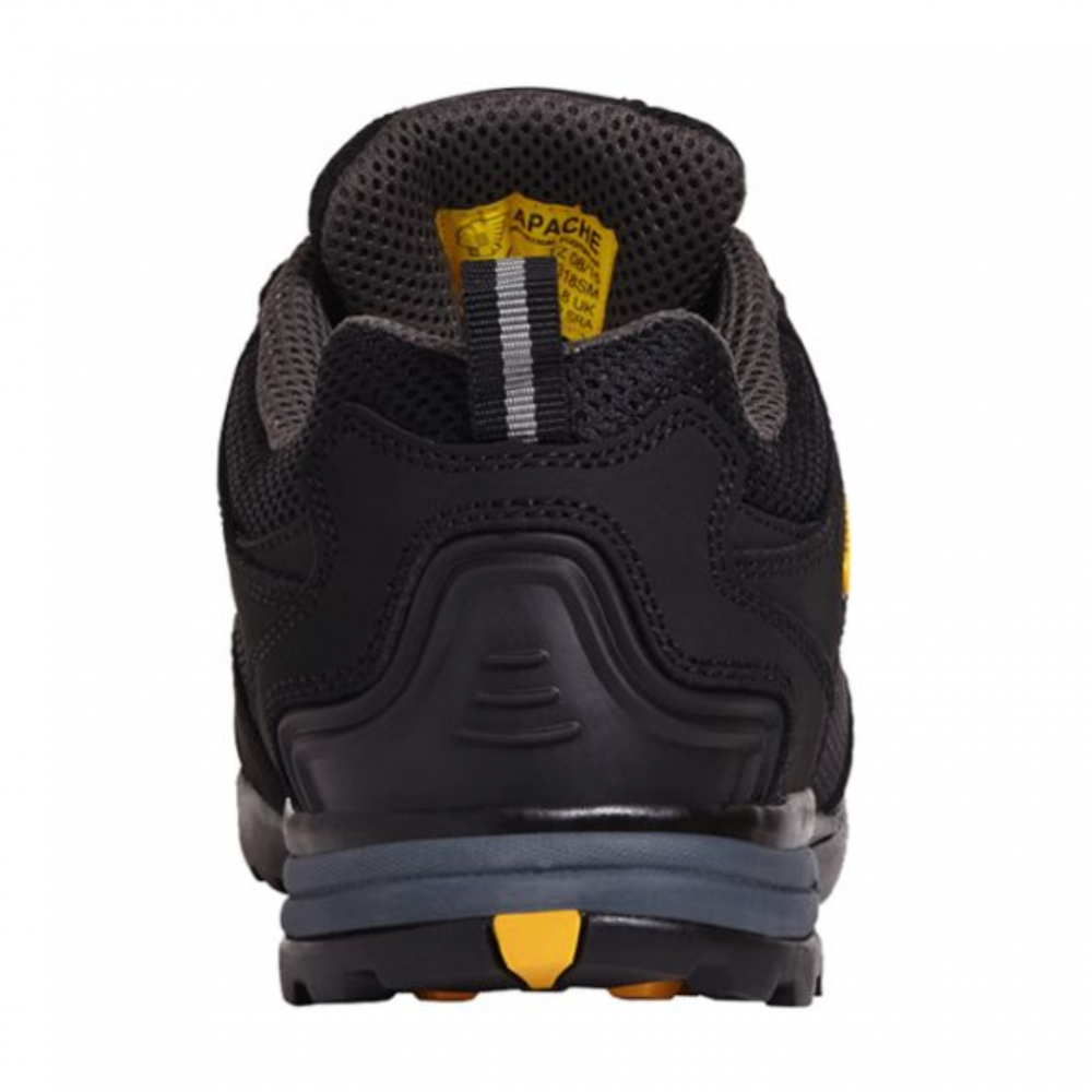APACHE AP318SM SAFETY RUNNER BLACK SIZE 6