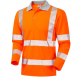 BARRICANE Leo EcoViz Performance+ Sleeved Polo Shirt ORG L