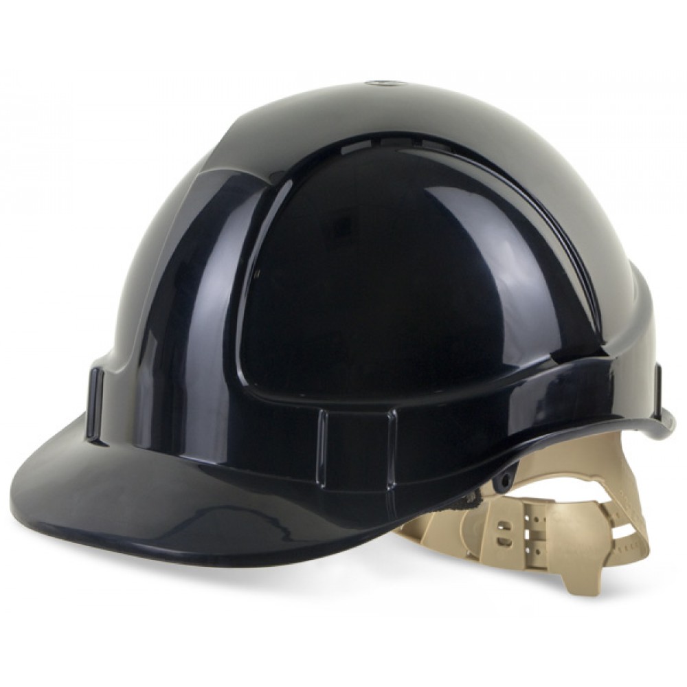 SAFETY HELMET VENTED PREMIUN BBRAND BLACK