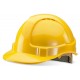 SAFETY HELMET VENTED PREMIUN BBRAND YELLOW