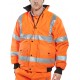 SUPER BOMBER JACKET HI-VIZ B SEEN ORANGE