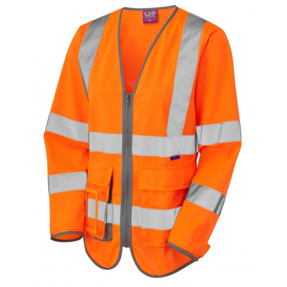 BEAWORTHY Leo EcoViz Women's Sleeved Superior Waistcoat L ORG