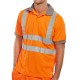 POLO SHIRT HI-VIZ ORANGE BESEEN 4XLARGE
