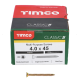 4X45MM CLASSIC WOOD SCREW BOX 200 TIMCO