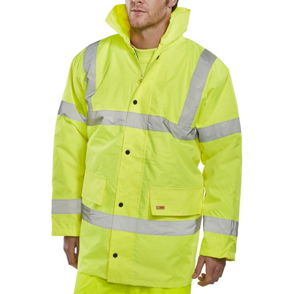 CONSTRUCTOR TRAFFIC JACKET YELLOW LARGE