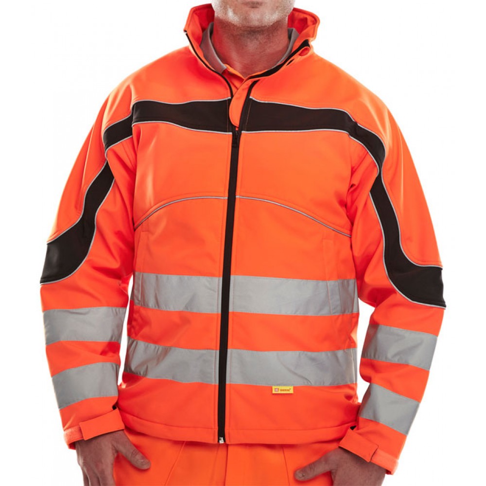ETON SOFT SHELL JACKET ORANGE LARGE