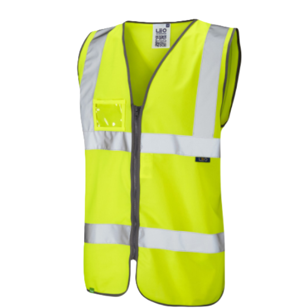 RUMSAM LEO ECOVIS ZIPPED WAISTCOAT C/W ID POCKET YEL MED