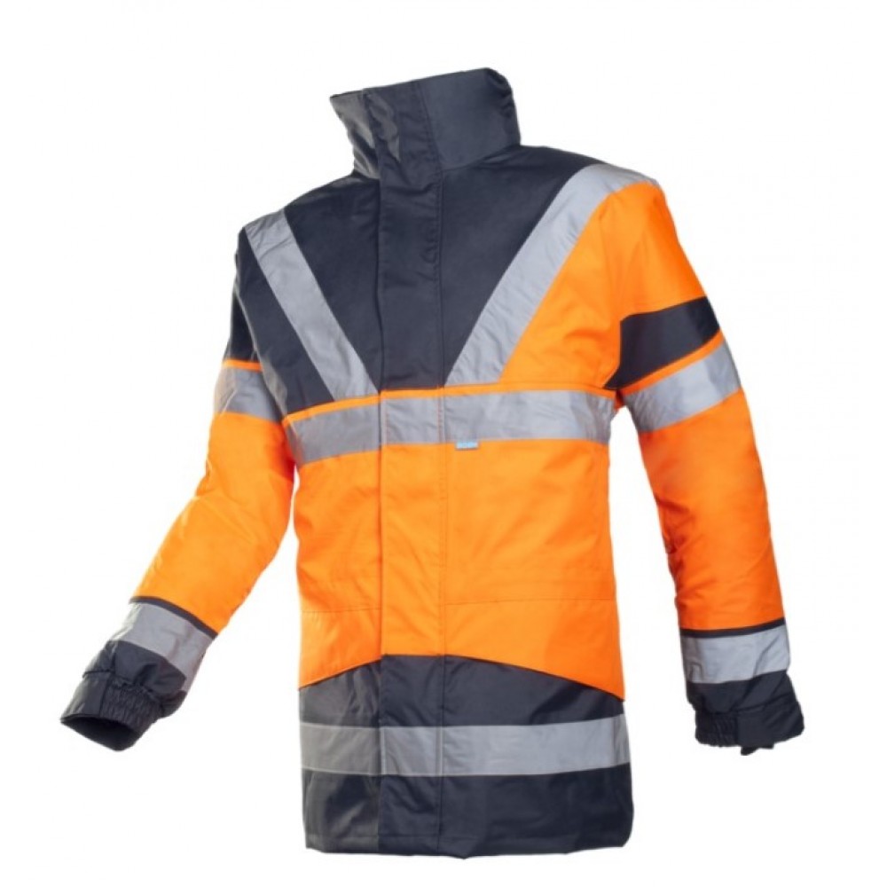 HI -VIZ SKOLLFIELD JACKET C/W BODYWARMER ORANGE