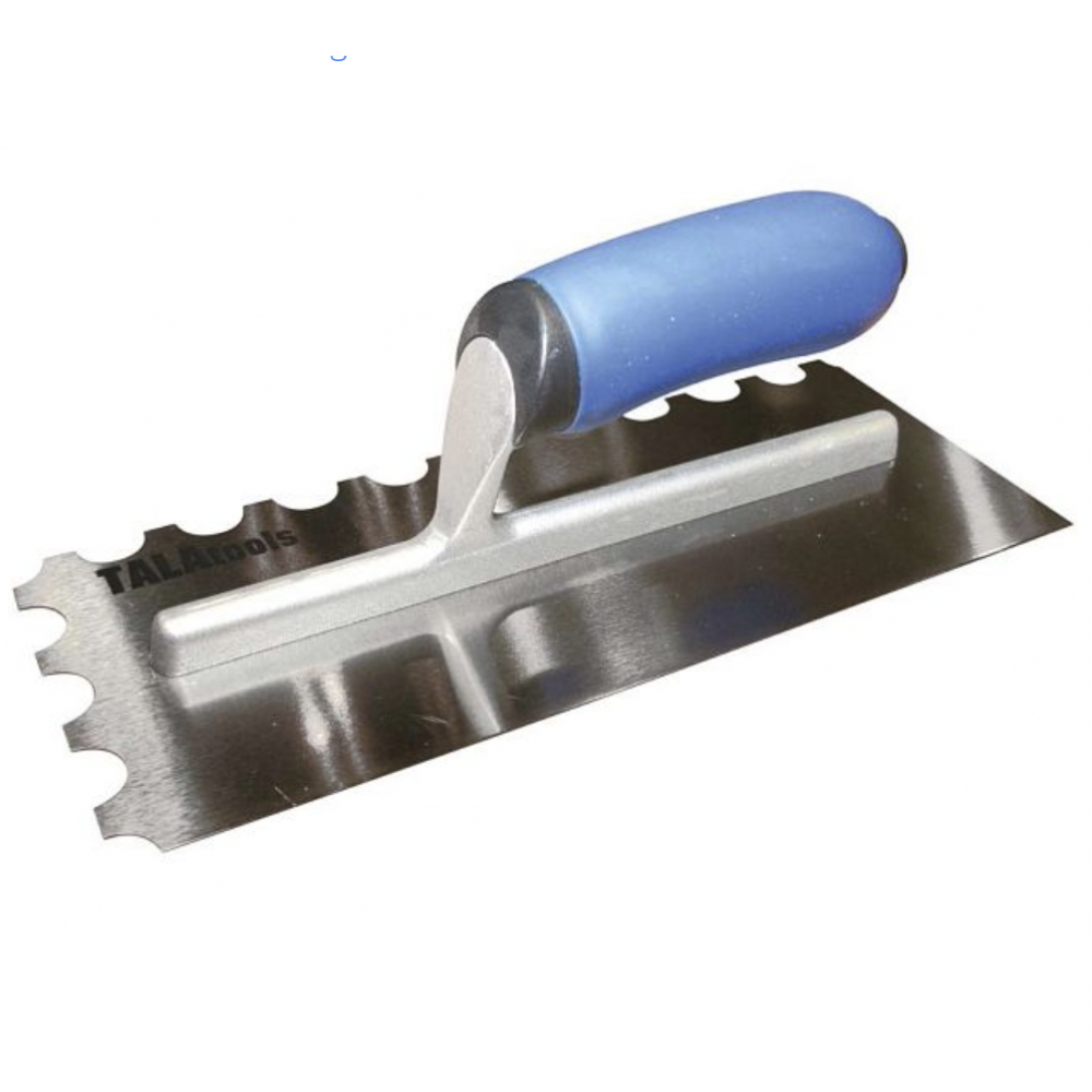 TALA U NOTCHED TROWEL 11X4.3/4 INCH TA69025