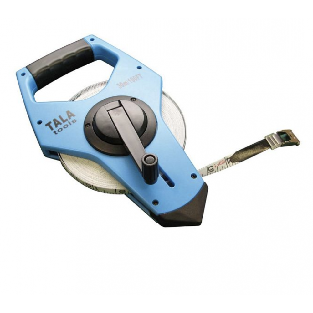 TALA OPEN FRAME FIBREGLASS LONG MEASURING TAPE 30M TA69010