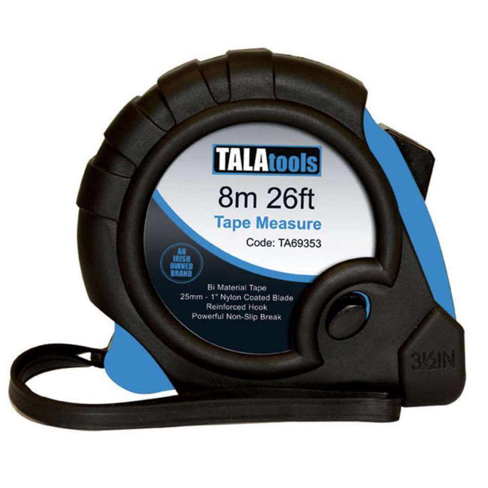 TALA SHORT MEASURING TAPE 8MT TAL37514
