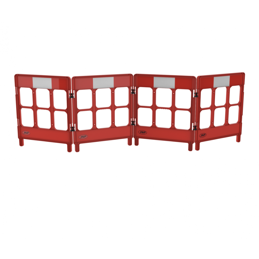WORKGATE 4 GATE BARRIER JSP RED