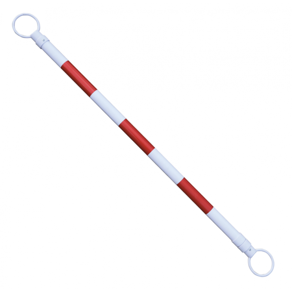 TELESCOPIC CONE BAR 1-2MT JSP RED/WHITE