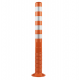 FLEXIBLE BOLLARD ORANGE 1MT C/W FIXING BOLTS