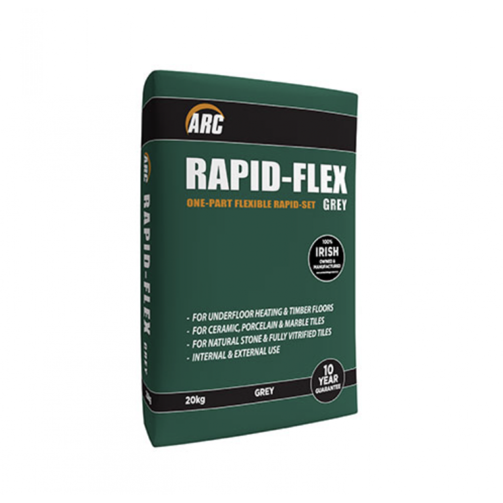 ARC FLEXIBLE RAPID SET GREY 20KG