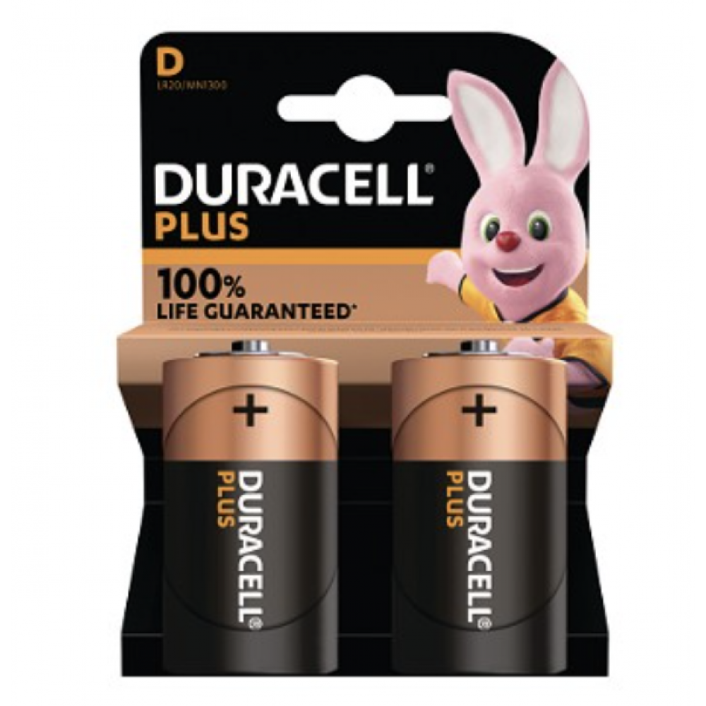 DURACELL D BATTERY PK 2 1835-36