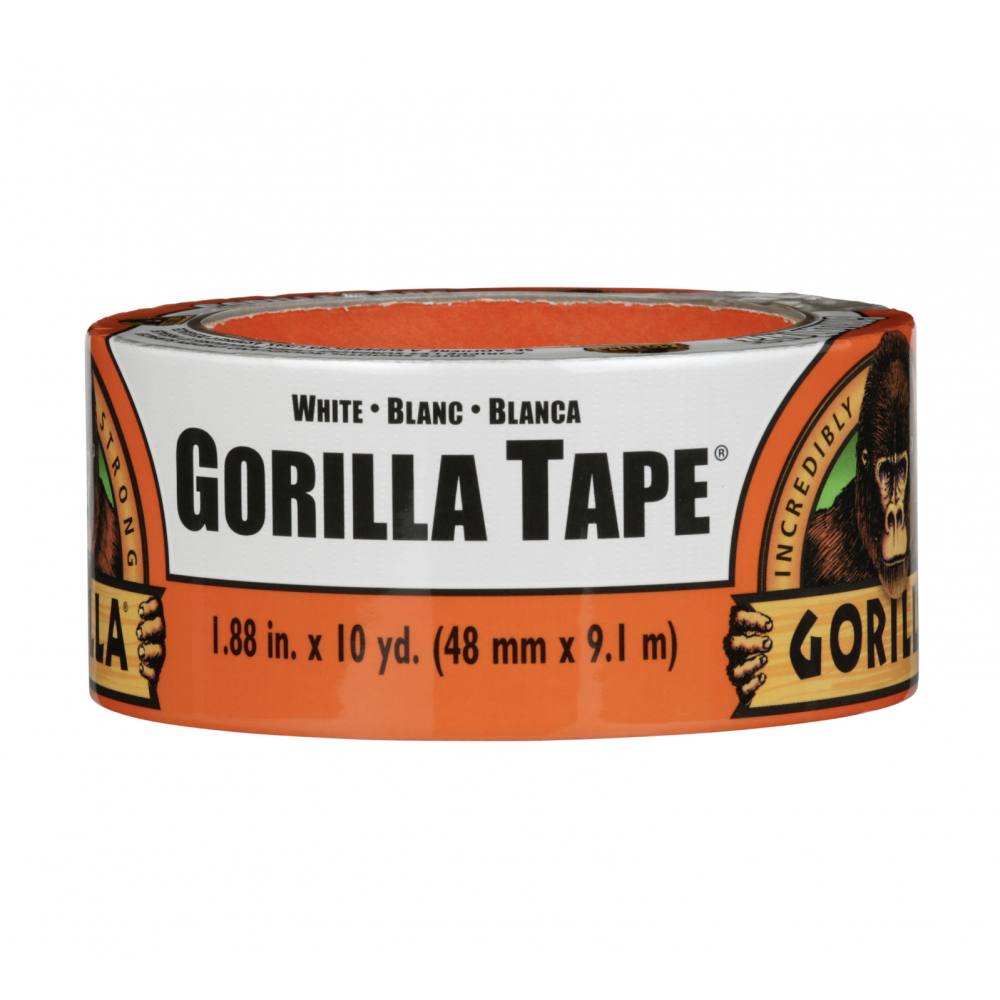 GORILLA TAPE 48MM X 27M WHITE 3044601