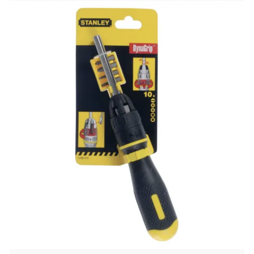 STANLEY MULTI-BIT RACHETING SCREWDRIVER SET