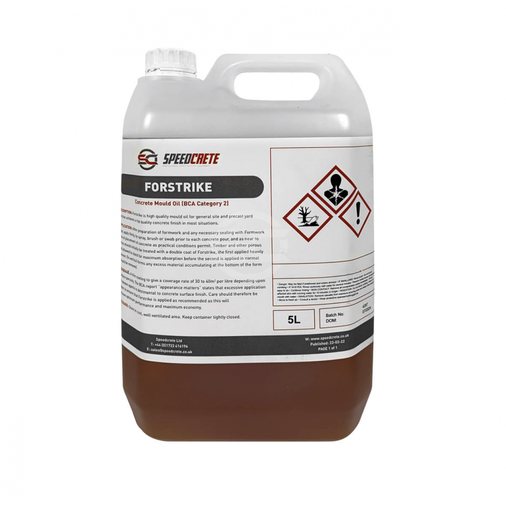 MOULD RELEASE OIL 5L forstrike