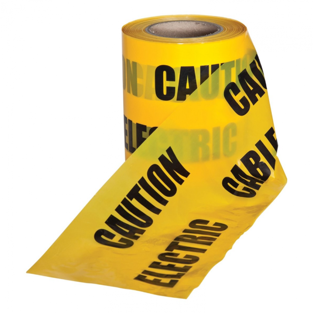PROSOLVE UNDERGROUND WARNING TAPE (ELECTRIC CABLE) 150MMX365MT