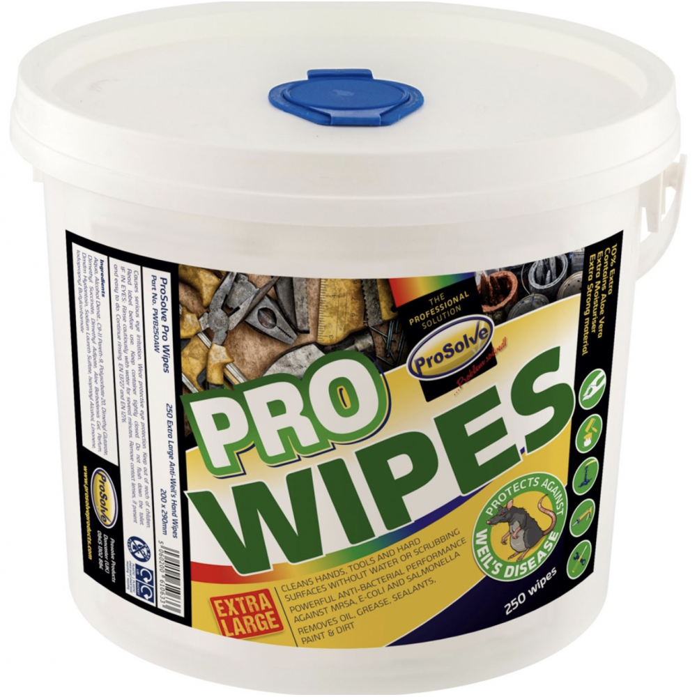 PROSOLVE 250 HAND WIPES WEILS PROTECTED