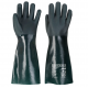 A845 DOUBLE DIPPED PVC GAUNTLET 45CM (LONG) GREEN XL PW