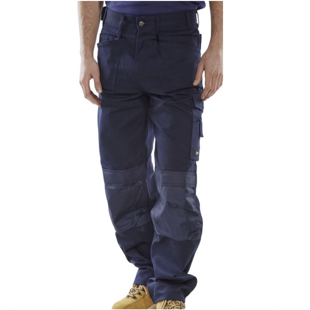 CLICK PREMIUN MULTI POCKET TROUSER NAVY CPMPTN WAIST 44 L
