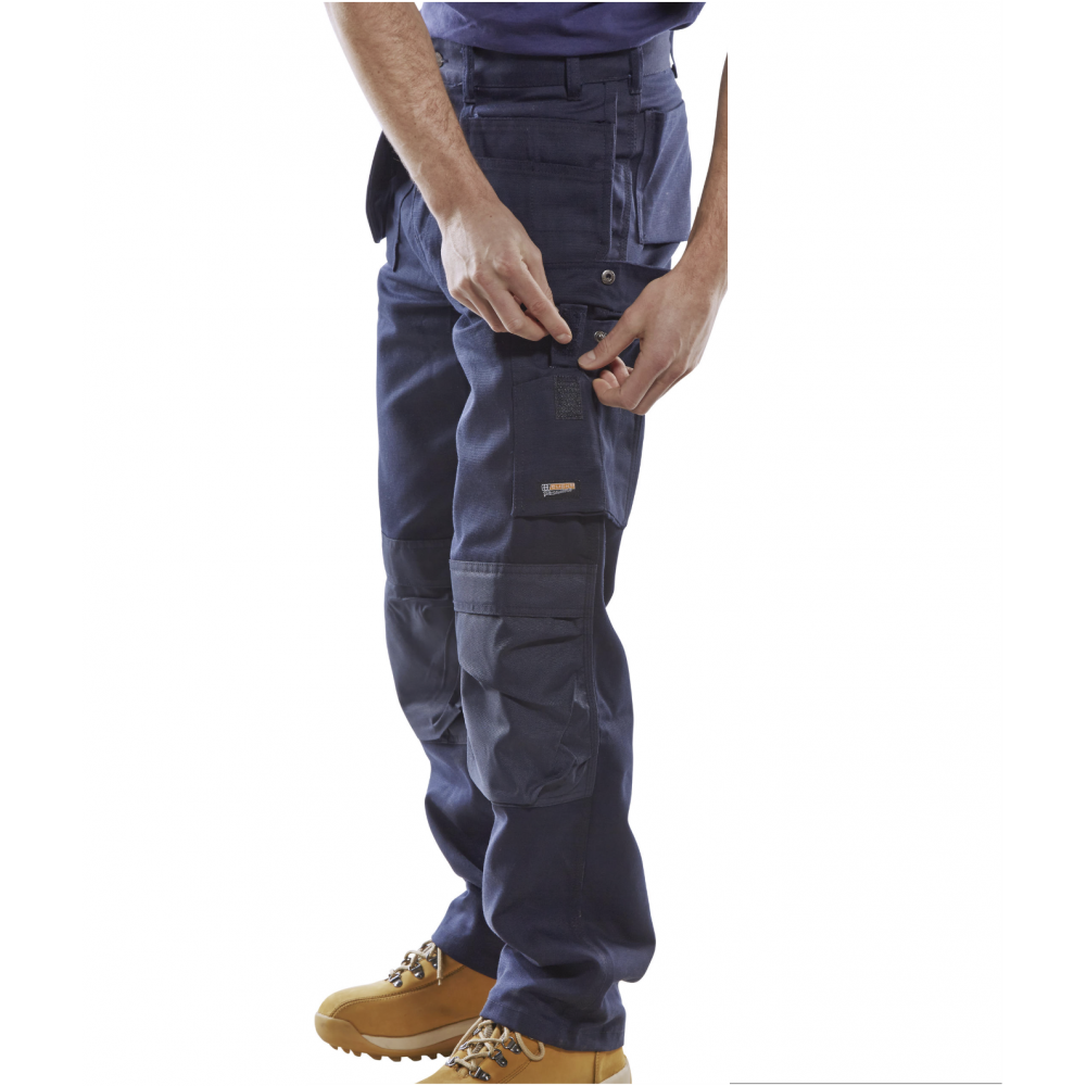 CLICK PREMIUN MULTI POCKET TROUSER NAVY CPMPTN WAIST 44 L