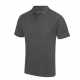 AWDIS COOL POLO SHIRT JC040 CHAR GREY MEDIUM