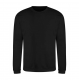 AWDIS MENS SWEATSHIRT DEEP BLACK MED