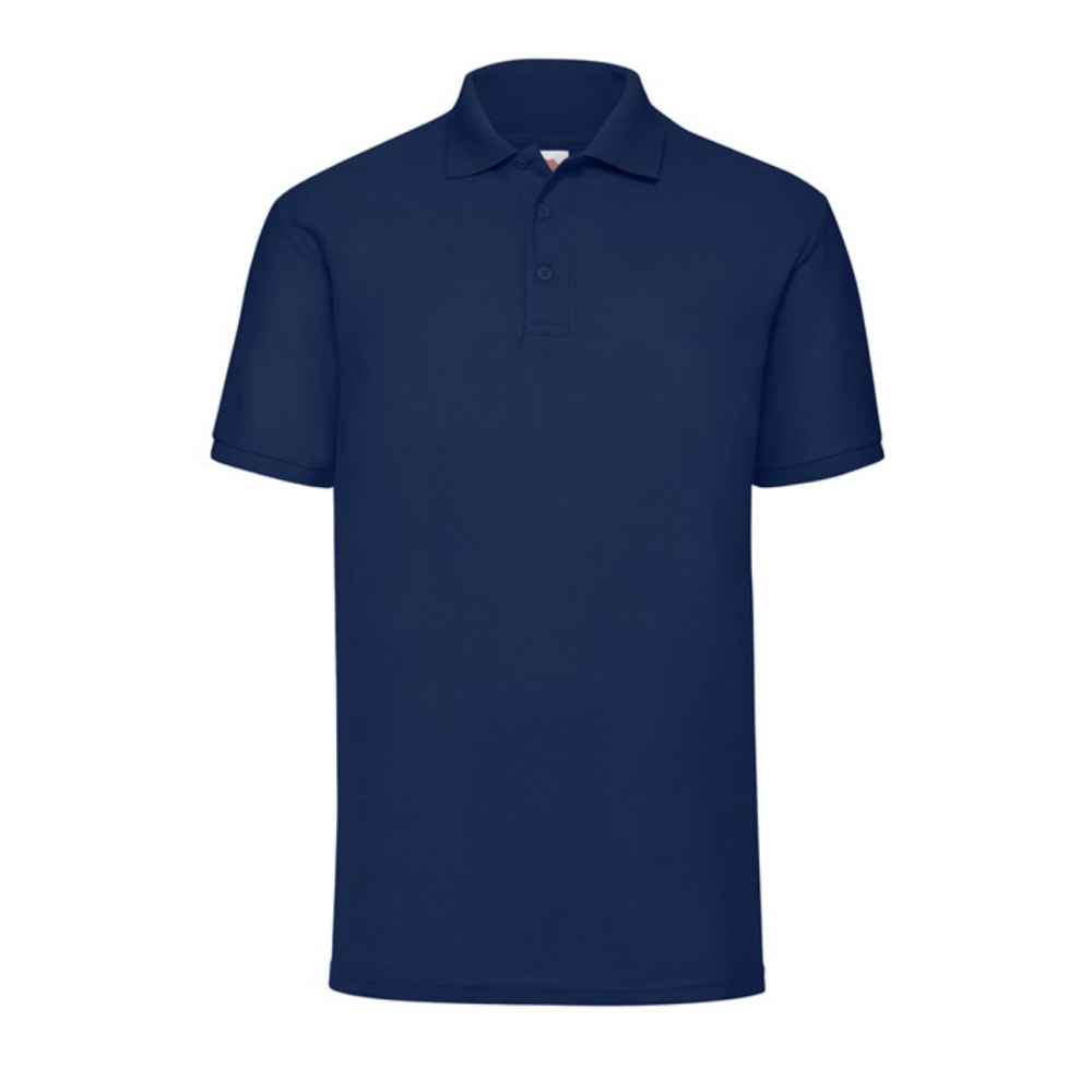 FRUIT LOOM POLO SHIRT NAVY 65/35 LARGE FRUIT LOOM POLO SHIRT NAVY 65/35 LARGE