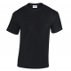 T-SHIRT GUILDAN 5000 HEAVY BLACK MEDIUM