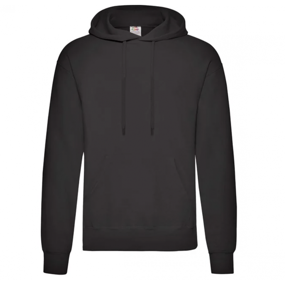 SWEATSHIRT BLACK FRUIT OF LOOM MED SWEATSHIRT BLACK FRUIT OF LOOM MED
