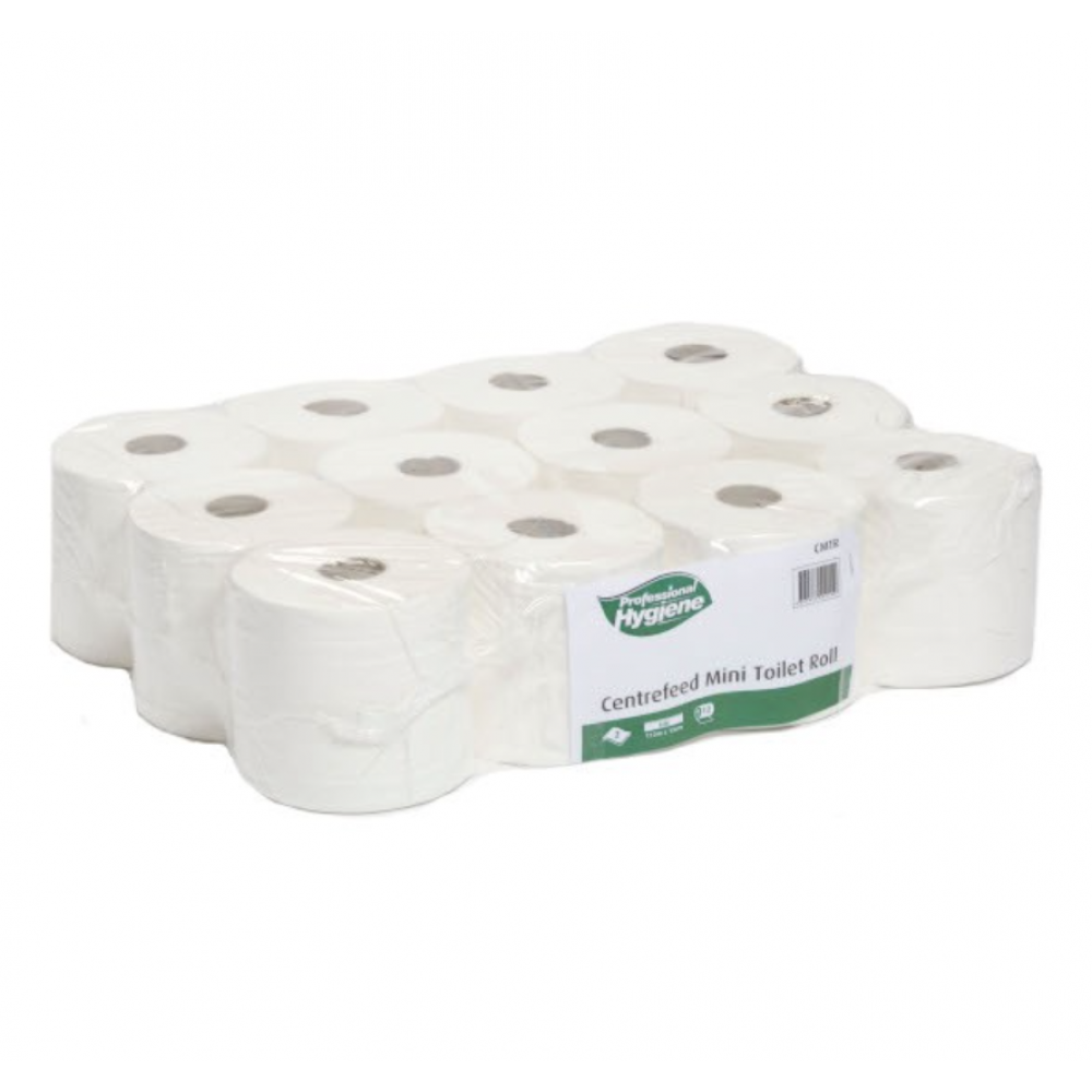 MINI CENTREFEED TOILET ROLL CMTR PK 12 / TORK