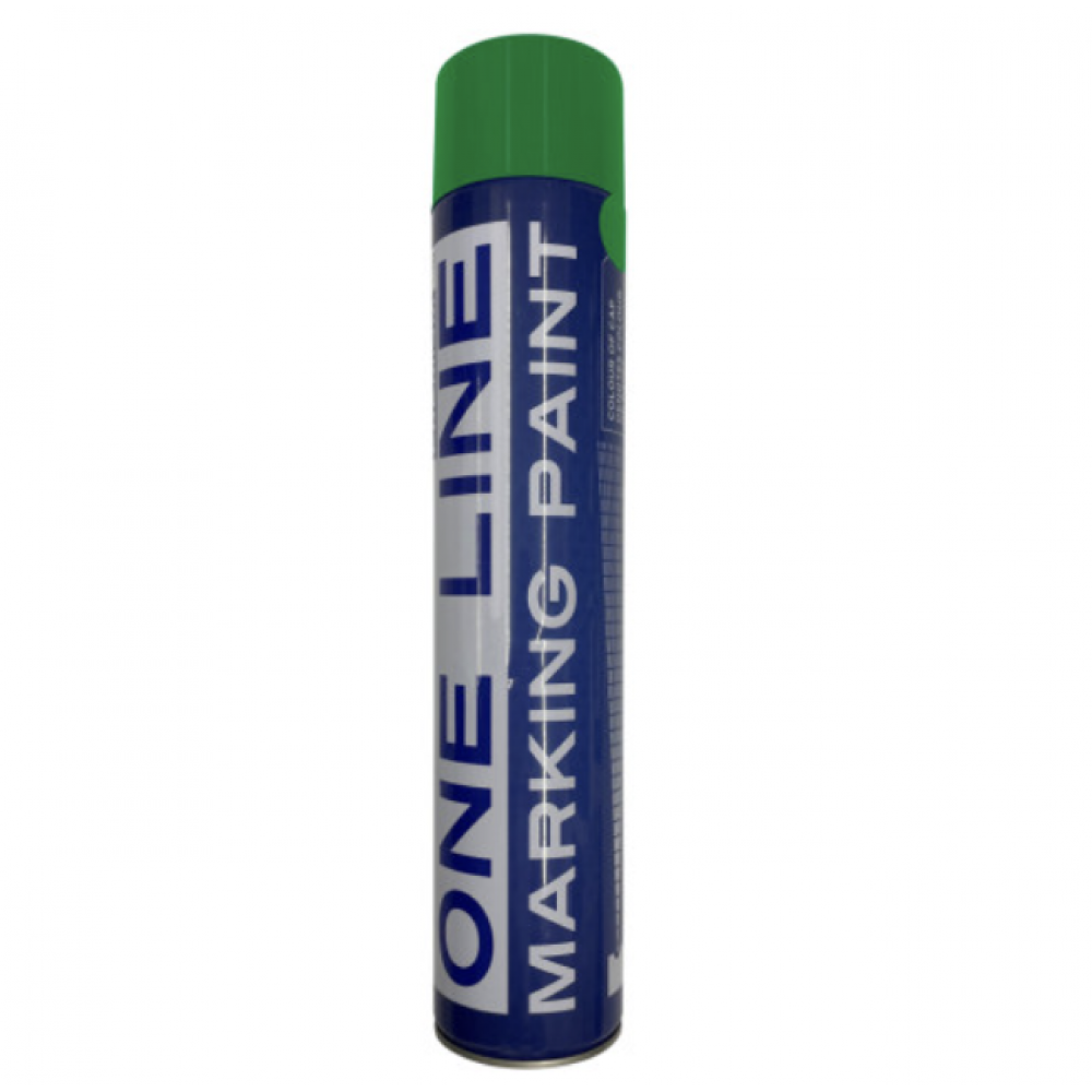 ONE LINE GREEN LINE MARKING PAINT 750ML CAN