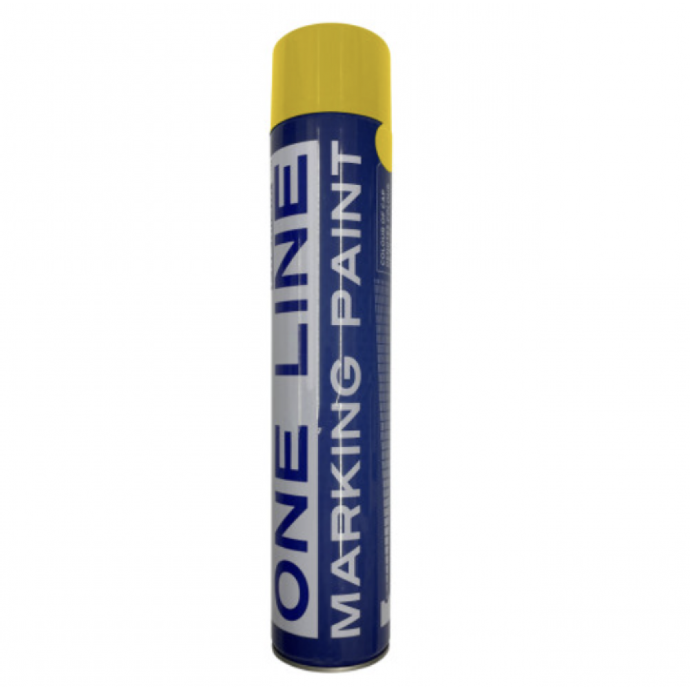 ONE LINE YELLOW LINE MARKING PAINT 750ML CAN