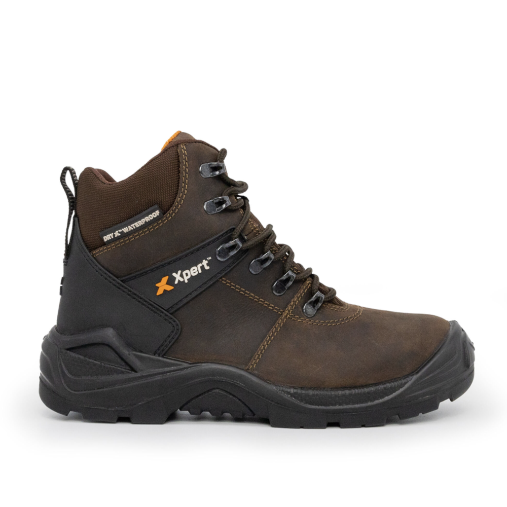 XPERT TYPHOON WATERPROOF S3 BROWN BOOT XP610  SIZE 8