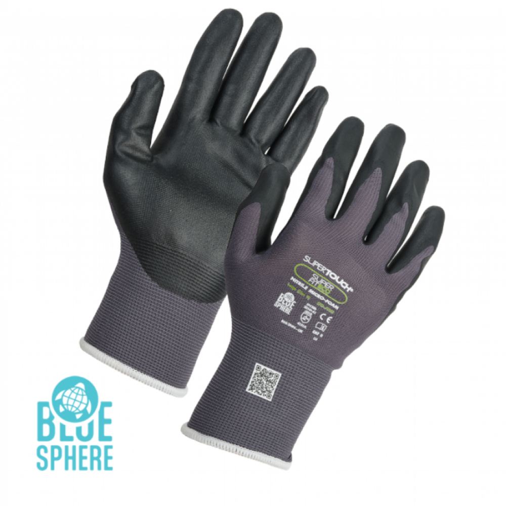 SUPERFIT ECO NITRILE MICRO FOAM GLOVES SMALL (7)