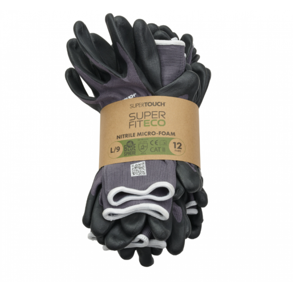 SUPERFIT ECO NITRILE MICRO FOAM GLOVES SMALL (7)