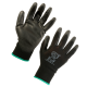 SUPERTOUCH FIXER NYLON/PU PALM COATED BLACK GLOVE M