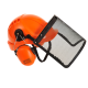 PW98 PORTWEST FORESTRY HELMET COMBI KIT ORANGE