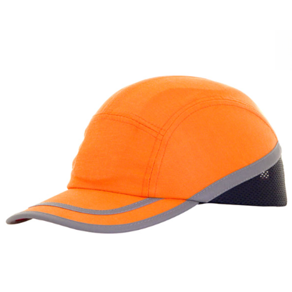 HI VIS ORANGE SAFETY BASEBALL CAP B BRAND